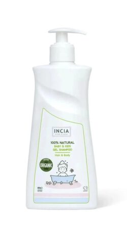 INCIA Baby & Kids Shampoo (hair & body) 350ml.
